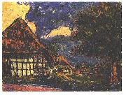 Ernst Ludwig Kirchner House on Fehmarn oil on canvas